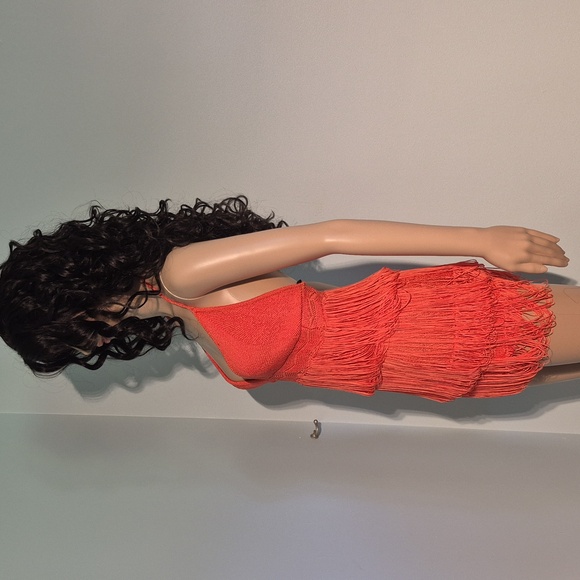 Bebe Fringe Tassel Flapper Dress Size XS NWT - Picture 4 of 17